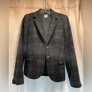 J Crew plaid blazer